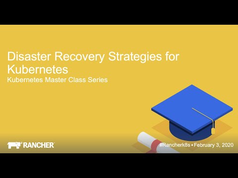 Kubernetes Master Class  - Disaster Recovery Strategies for Kubernetes