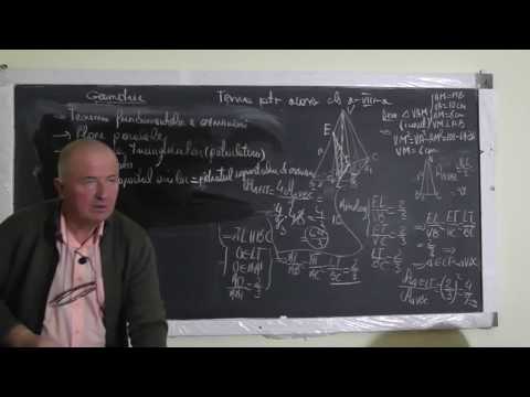 2/2 Lectia 1253 Prisma Piramida regulata Sectiunea facuta intr-o Prisma Plane paralele - Clasa 8