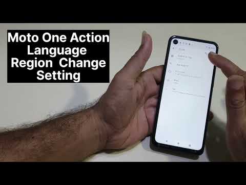 Moto One Action Language And Region Change | Forget Language Setting