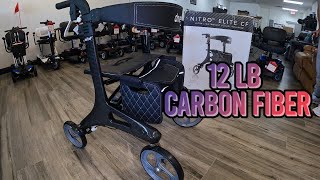 12 LB Carbon Fiber Nitro Elite CF - The Lightest & Strongest Mobility Aid