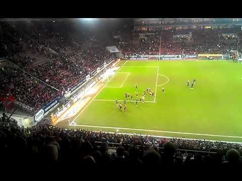Hier regiert der FCN. Derbysieg vom 1. FC Nürnberg in Augsburg 08.03.2013 Glubb Auswärtssieg