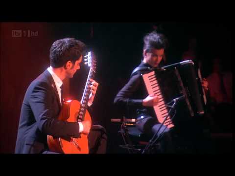 Milos with Ksenija Sidorova - Spanish Romance / Lebertango - Classical Brit Awards 2012