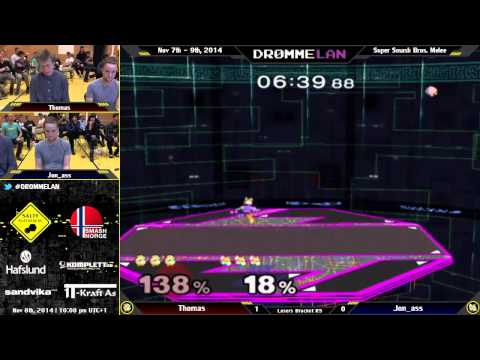 DL4.0 - Thomas (Jigglypuff) Vs. Jon_ass (Fox) - Melee Losers Bracket
