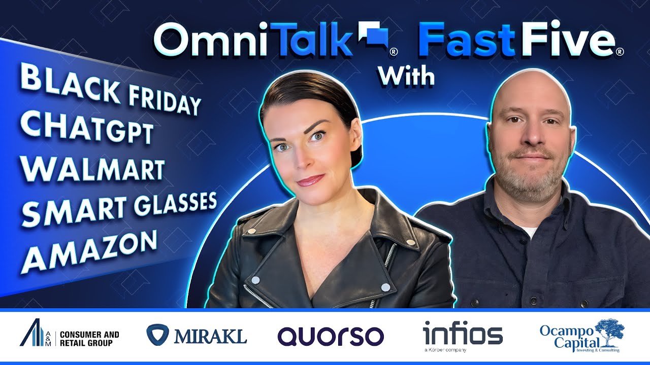 AI Hits Black Friday, Amazon Tests 30-Minute Groceries & Walmart Adds Ads To Sparky | Fast Five