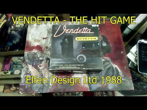 Vendetta - The Hit Game published by Elfin Design 1988 | Board Game Review 2019