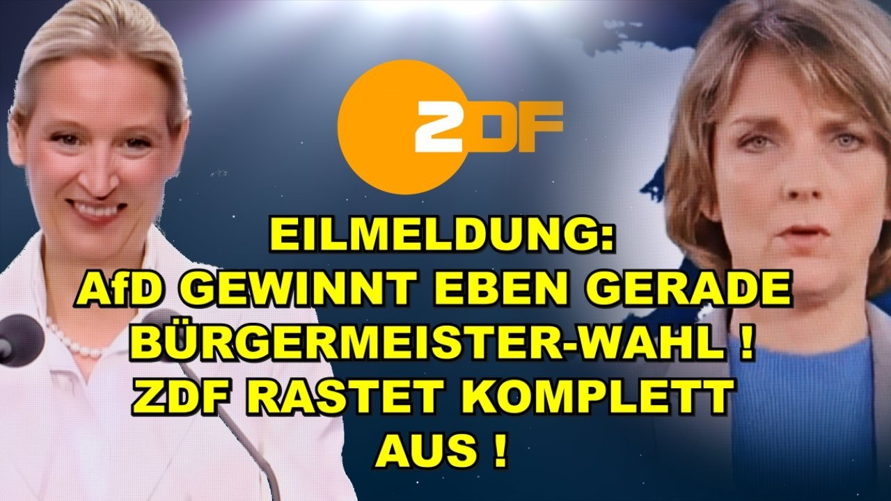 EIL: AfD GEWINNT eben BÜRGERMEISTER-WAHL!
