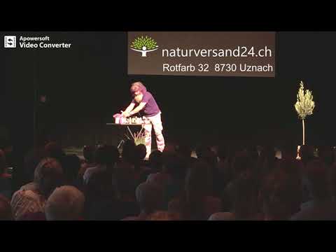 Robert Franz in Rapperswil zusammen mit naturversand24.ch 1. Juni 2018
