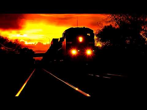 Odgłos jadącego pociągu, uspokajający, dla koncentracji, odpoczynku i snu.