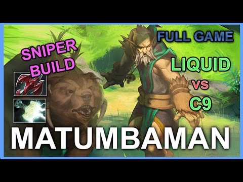 Matumbaman Lone Druid | Liquid vs C9 @ Starladder S3 - 7.01 Full Game