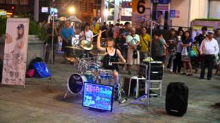 【羅小白】【西門町】街頭表演# JJ Lin ~友人說 Somebody