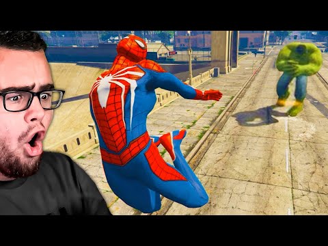 SPIDERMAN Vs HULK Ragdoll Compilation! (GTA 5)