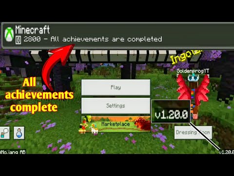 Golden pro gaming - How to complete all achievements in minecraft pe/bedrock in just 1 minute 🔥|| Golden pro gaming ||