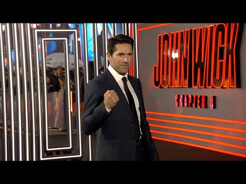 Thumbnail of the video: Scott Adkins at the London John Wick 4 Premiere