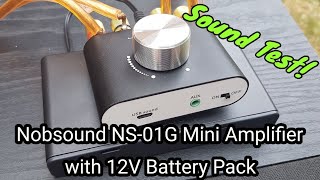 Download lagu Nobsound NS-01G Mini Bluetooth Power Amplifier   12V Battery Pack Sound Test! mp3 Download lagu Nobsound NS-01G Mini Bluetooth Power Amplifier   12V Battery Pack Sound Test! mp3