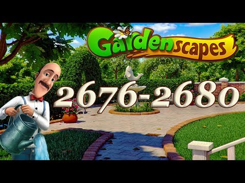 GardenScapes level 2676, 2677, 2678, 2679, 2680