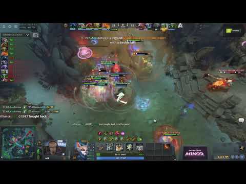 Ace Meepo Ultra Kill vs  Alliance