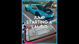 Bagged Twin Turbo Lamborghini Jump Start #towvibes #youtube #creator