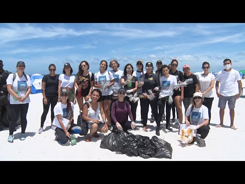 Ação Mares Limpos: centenas de pontas de cigarros são recolhidas em praias de Arraial do Cabo