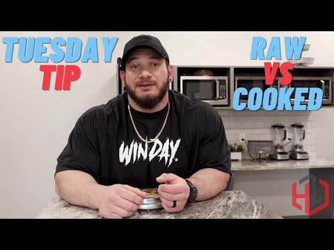 Weighing Food Raw vs. Cooked | Tuesday Tip | Hunter Labrada