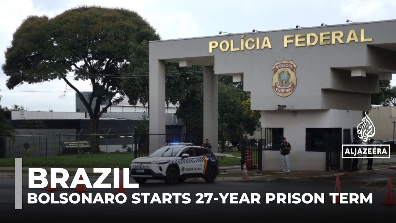 Ex-Brazilian president Bolsonaro starts serving his 27-year prison term for coup plot