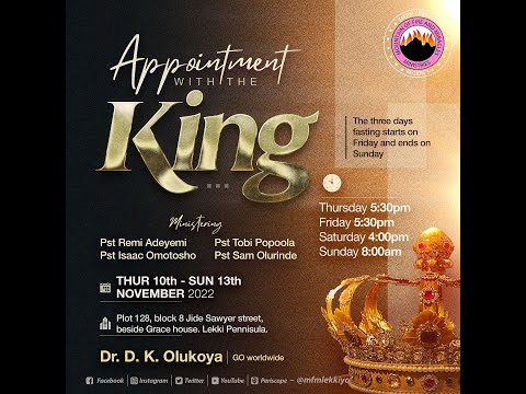 Appointment With The King | Friday 11th November - Day 2