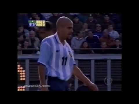 1999.04.09 Argentina 2 - Brasil 0 (Partido Completo 60fps - Amistoso Internacional)