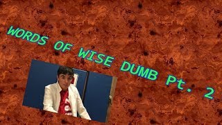Words Of Wise Dumb Pt. 2