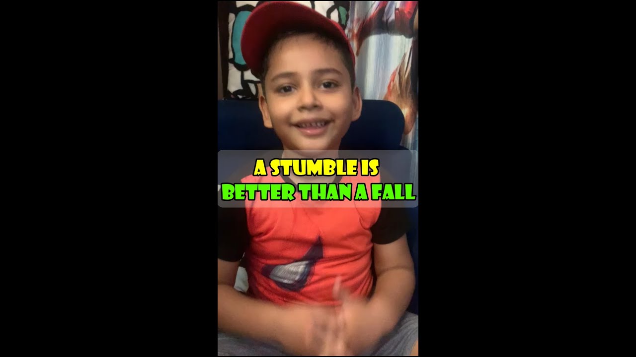 A Stumble is Better than a Fall  #shorts