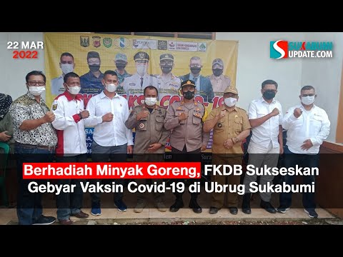 Berhadiah Minyak Goreng, FKDB Sukseskan Gebyar Vaksin Covid-19 di Ubrug Sukabumi