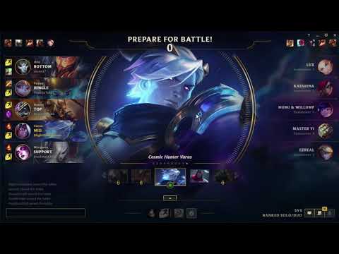 Silver Rank AP Varus Mid Lane Full Game With Commentary