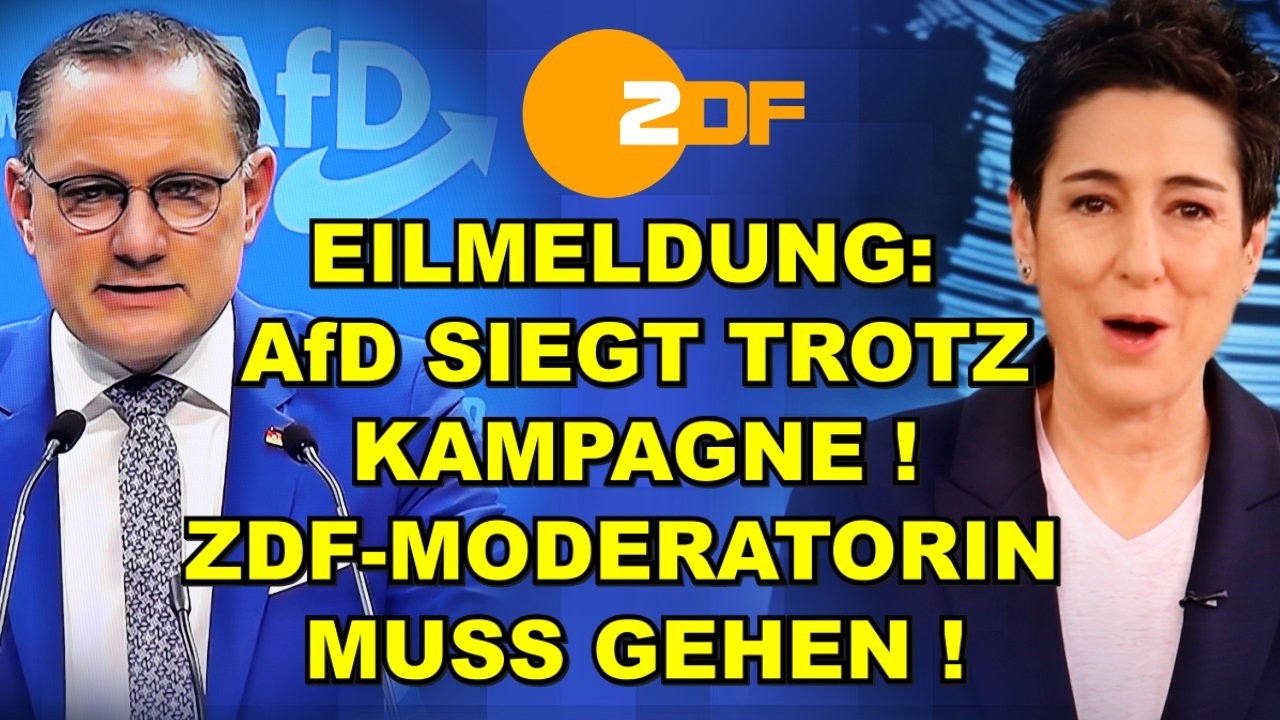 EIL: AfD SIEGT! ZDF-Moderatorin muss GEHEN!