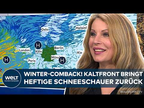 Video Thumbnail: DEUTSCHLAND: Frostige Kaltfront bringt den Winter zurück! Hier kommt es zu heftigen Schneeschauern