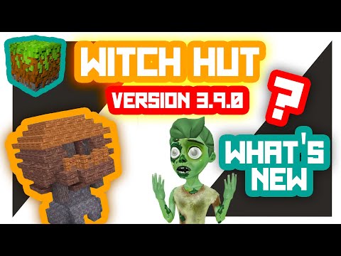RealmCraft 3D - UPCOMING UPDATE 3.9.0 // Witch Hut // Free with Skins Export to Minecraft