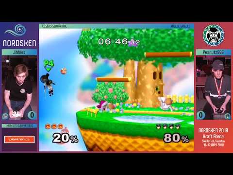 Nordsken - Jibbles (IC) Vs. Peanutz996 (Marth, Fox) - Losers Semis - Melee Singles