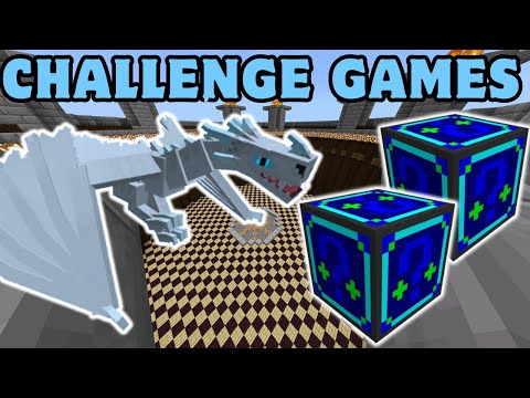 EPIC Minecraft ICE DRAGON LUCKY BLOCK CHALLENGE!