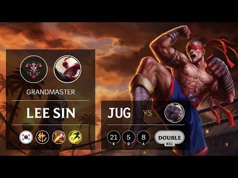 Lee Sin Jungle vs Poppy - KR Grandmaster Patch 9.14