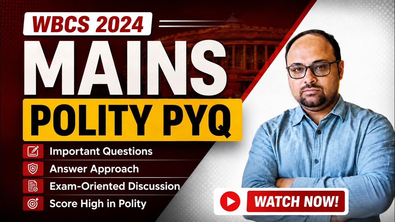 WBCS 2024 Mains Polity PYQ Discussion|Important Questions &Answer Writing Approach| APTIPLUS Kolkata