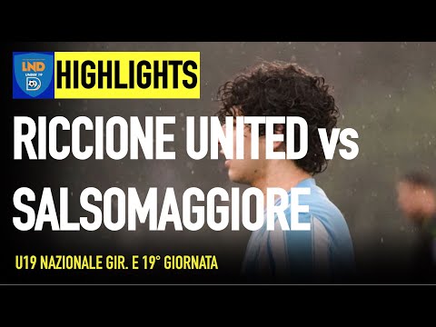 RICCIONE UNITED vs SALSOMAGGIORE | Serie D | 19° giornata | JUNIORES NAZIONALE