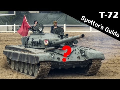 How to recognize T-72 variants. T-72 Spotter's Guide