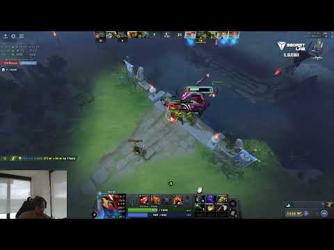 Qojqva on Nightfall's 9 min Battlefury + Phaseboots + Wand item timing