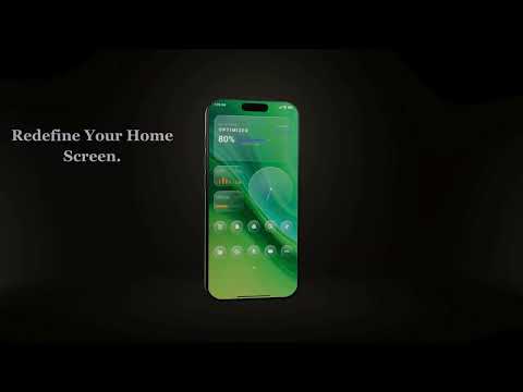 Glassy Widgets: Widget & Icons