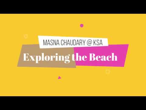 Saudia Travel VLOG | Masna Chaudary Exploring Beach in KSA