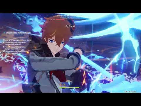 3.3 Abyss floor 12 Childe international both sides 69s continuous speedrun.