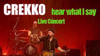 CREKKO live @ CD Rleaseshow 2016 - hear what I say