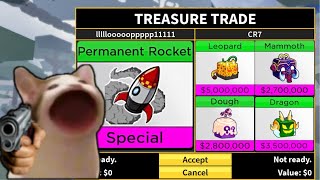 What people trade for perm Rocket in Blox fruit trade?