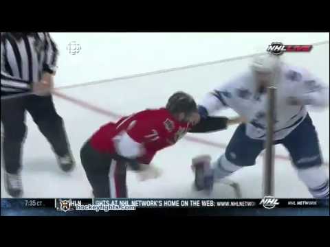 Mikhail Grabovski vs Chris Neil March 17th 2012