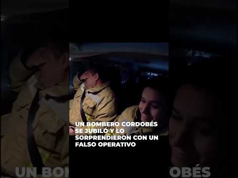 Emocionante despedida de un bombero 👩 🚒🥹