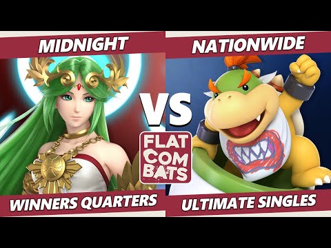 Flat Combats 4 Winners Quarters - Midnight (Palutena) Vs. NationWide (Bowser Jr.) SSBU Smash