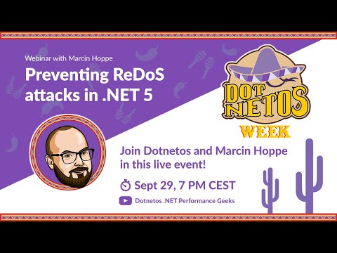 Marcin Hoppe - Preventing ReDoS attacks in .NET 5 (Dotnetos Conference 2020)
