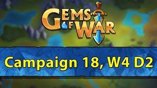 ⚔️ Gems of War, Campaign 18 Week 4 Day 2 | Wyrmrun Faction Event ⚔️